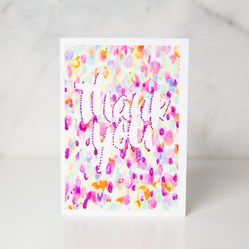 Wunderkid | Confetti Thanks Card