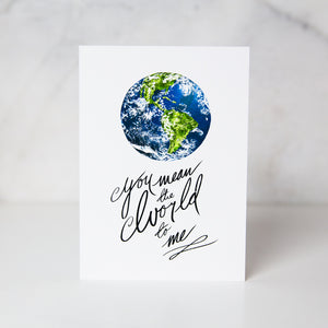 Wunderkid | You Mean The World To Me Card