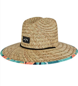 Billabong | Tides Print Straw Lifeguard Hat - Aqua