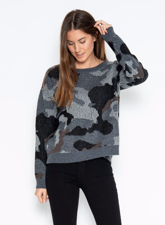 One Grey Day | Formosa Camo Pullover