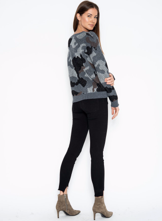 One Grey Day | Formosa Camo Pullover