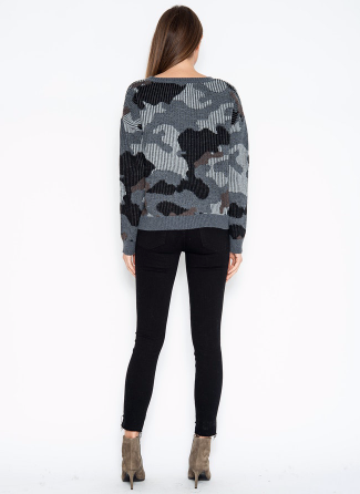 One Grey Day | Formosa Camo Pullover