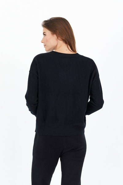 One Grey Day | Spenser Cashmere V-Neck