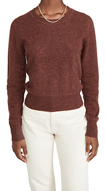 Naadam | Cropped Cashmere Crew Sweater