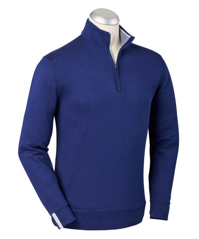 Bobby Jones | Leaderboard Pima Cotton Quarter-Zip Long Sleeve Pullover