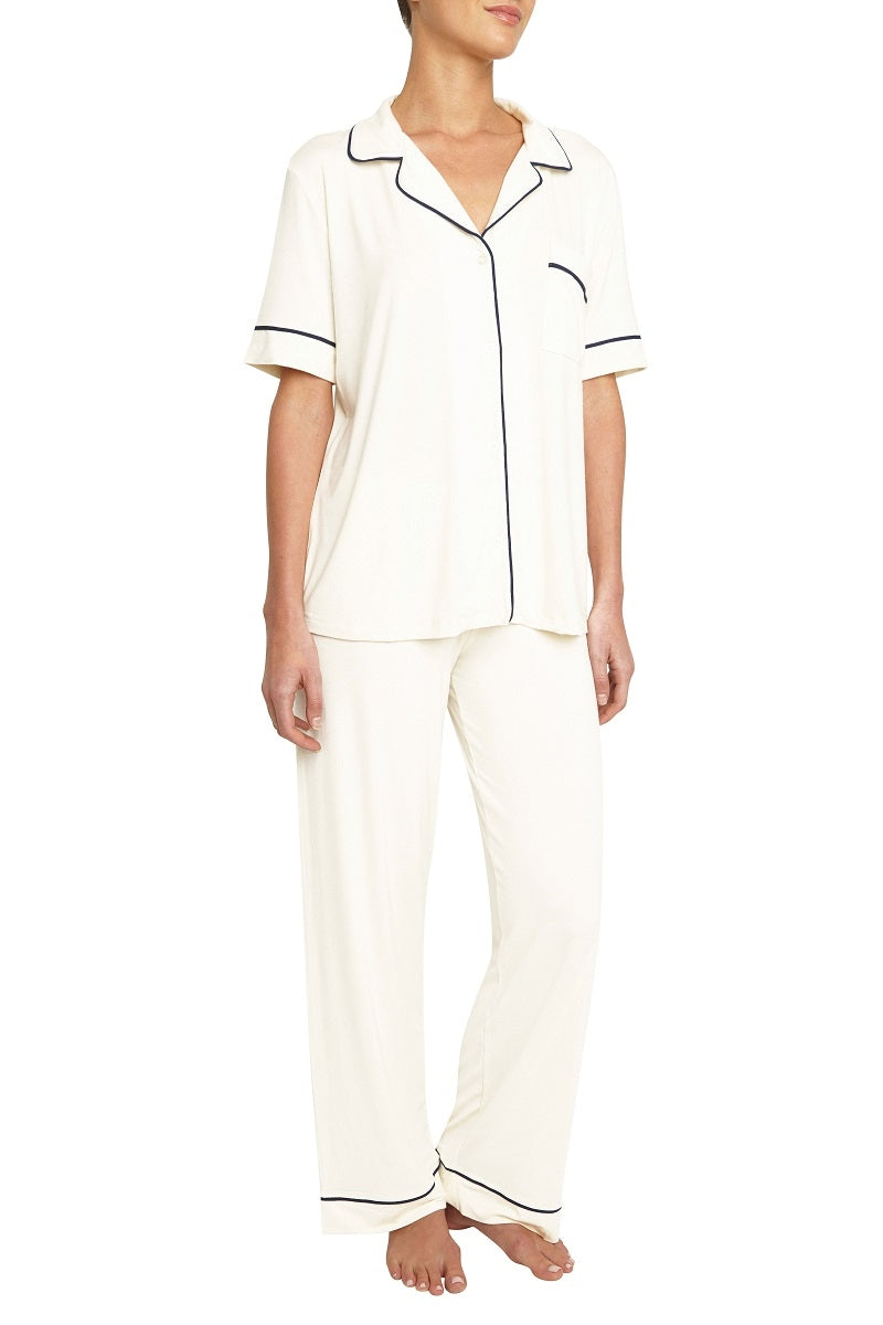 Eberjey | Gisele Short Sleeve and Pant PJ Set